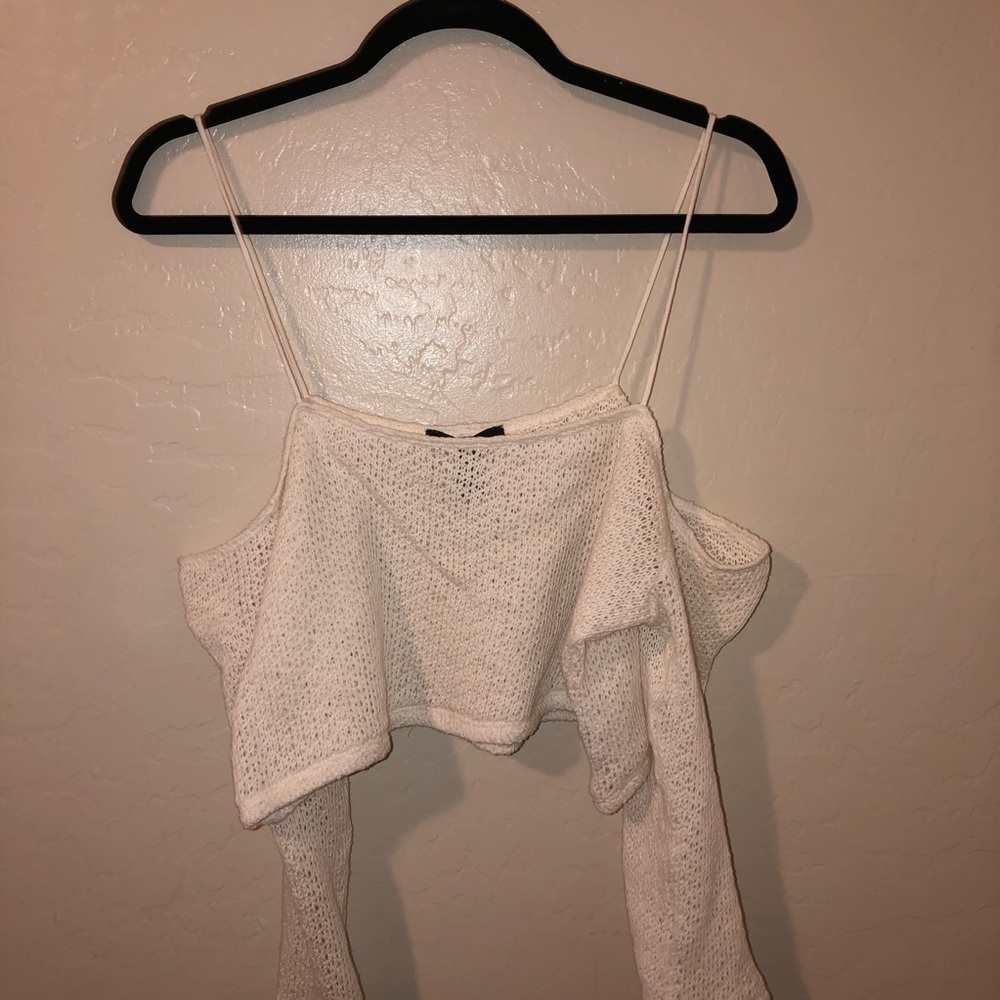 Flirty cropped sweater